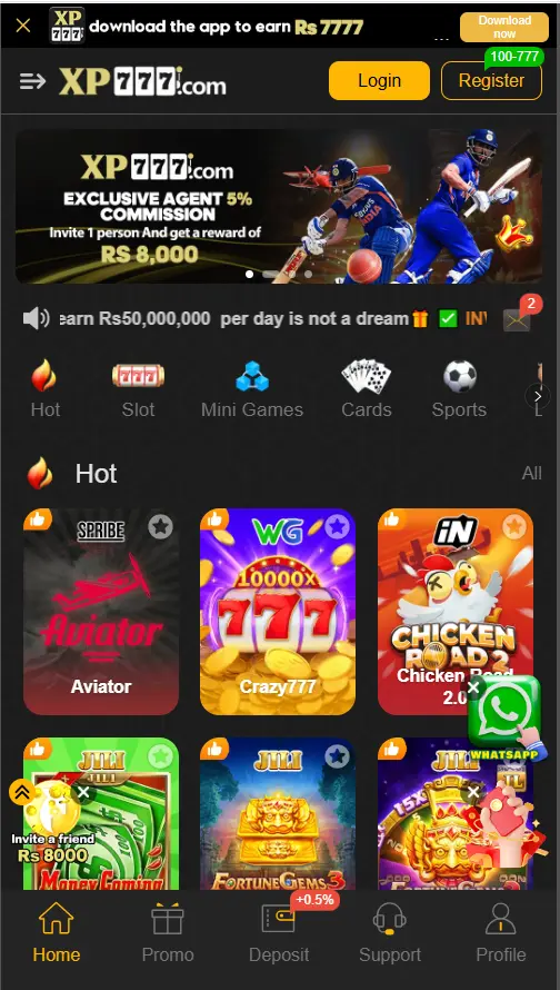 XP777 Game App