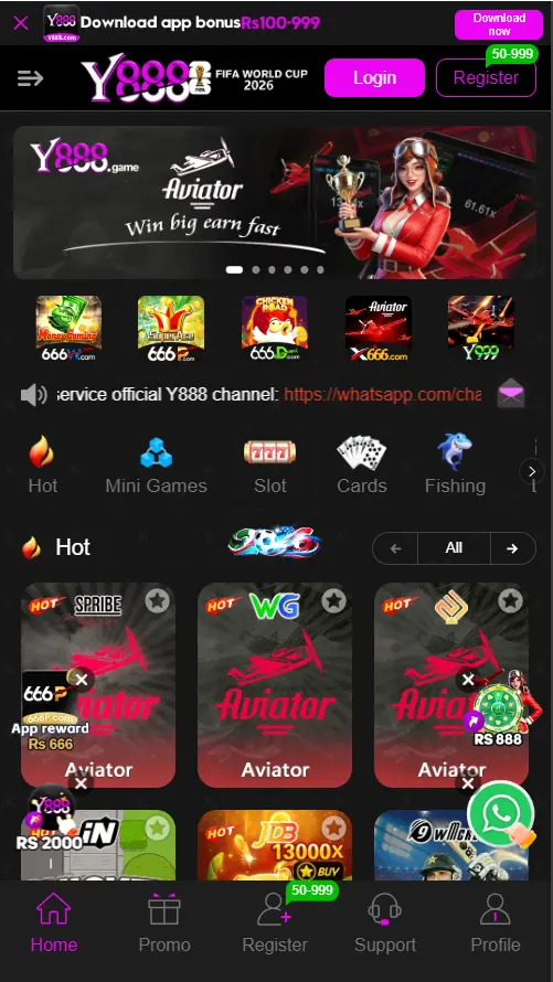 Y888 Game App