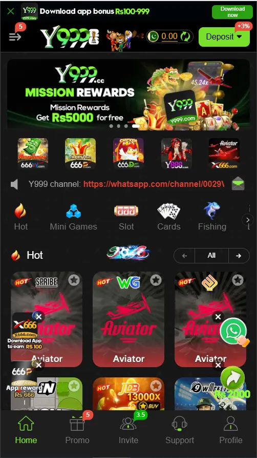 Y999 Game App