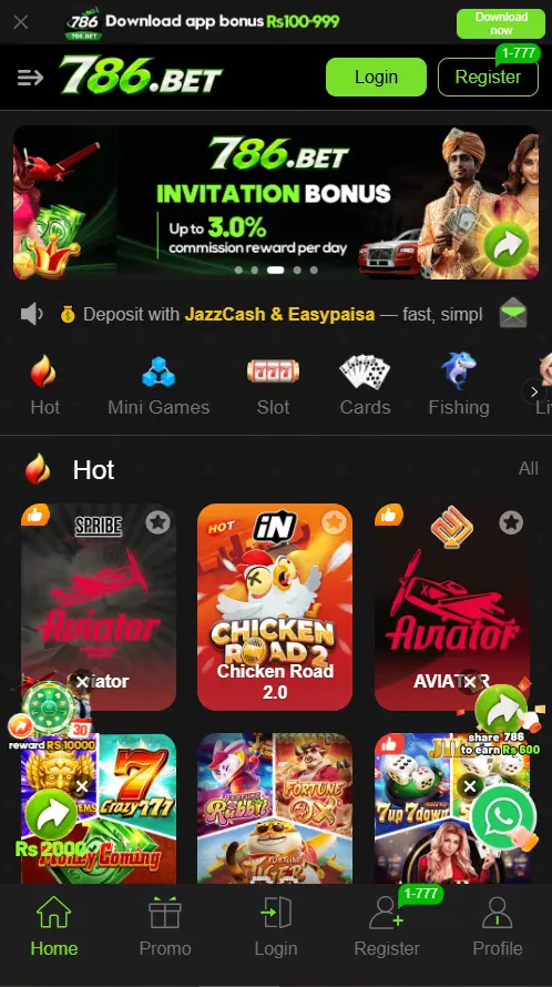 786 bet Game App