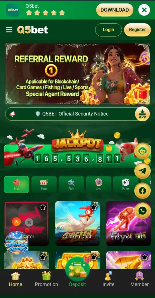 Q5Bet Game App